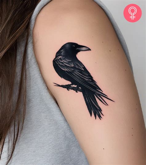 beautiful raven tattoo|8 Innovative Raven Tattoo Ideas With Meanings